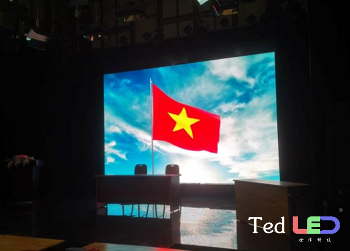 28sqm Indoor P3.91mm Rental Screen in Vietnam 2016