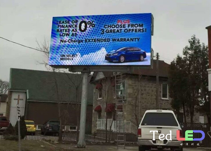 20sqm P16mm Outdoor LED Video Wall installed in Toronto Canada 2016